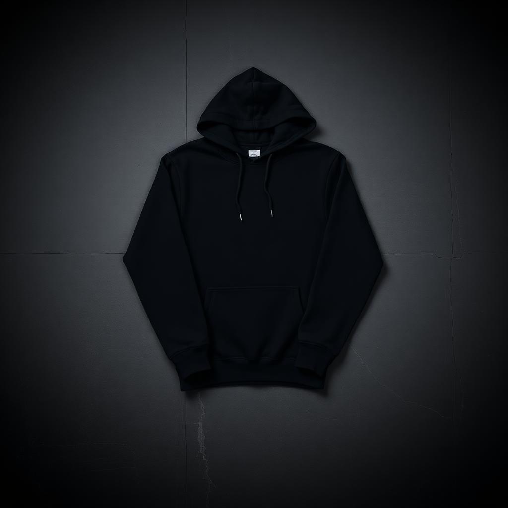 757 BLACKOUT HOODIE — Fleece lined · tonal embroidery